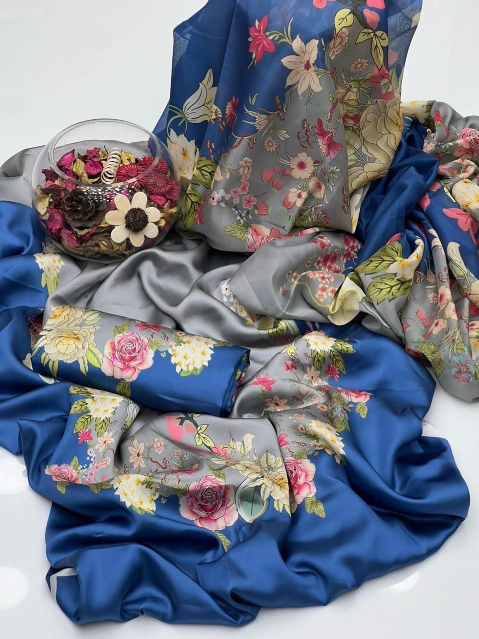 3pc lulusar Silk Fabric