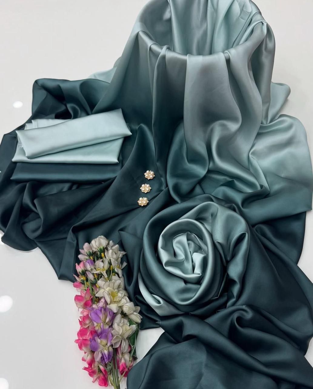 3pc lulusar Silk Fabric