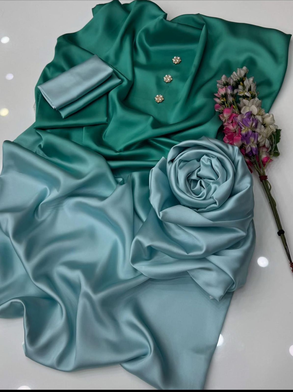 3pc lulusar Silk Fabric